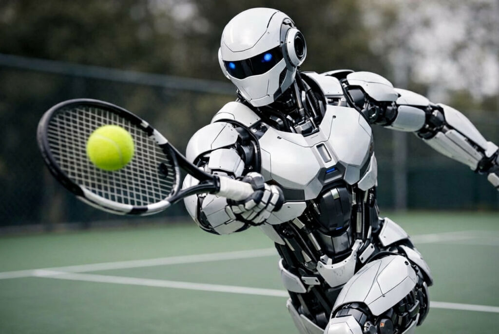 A mesterséges intelligencia új szintje: teniszező robotok hódítják meg a pályát